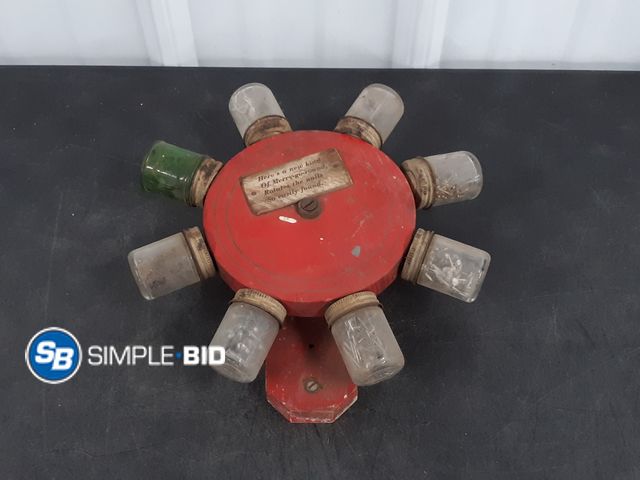 Lot 58-38542 - Spinning Organizer with Jars of Nails