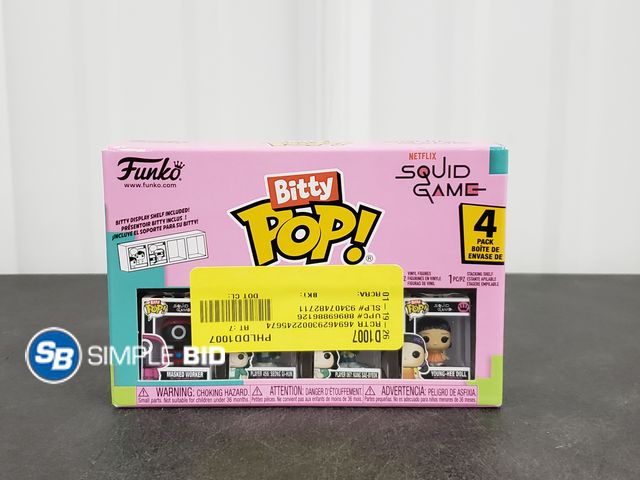 Lot 58-74702 - New Funko Bitty POP! 4-Pack: Netflix - Squid Game - Red Guard Collectible Vinyl Mini-Figures