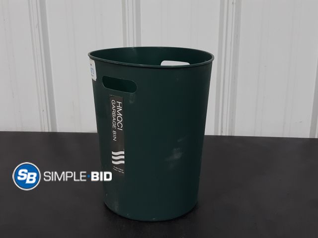 Lot 58-34573 - Small Green Garbage Bin