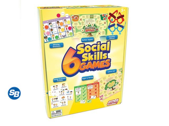 Lot 58-26842 - New Junior Learning 6 Social Skills Games - Educational Games