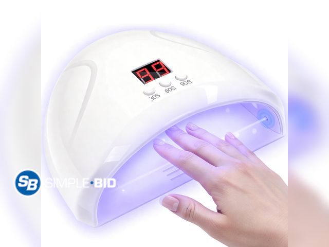 Lot 58-71469 - UV LED Nail Lamp 36W, LED Nail Dryer with 3Timer/Sensor/LCD Display, Portable USB Design LED Nail Li...