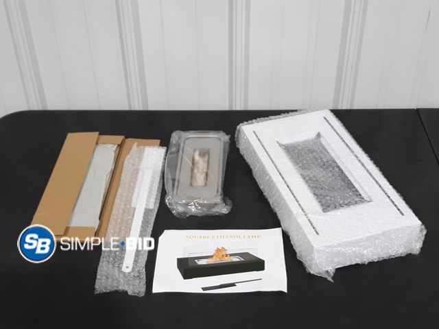 Lot 58-28960 - Table Top Mini Firepit - White Color - Appears Unused