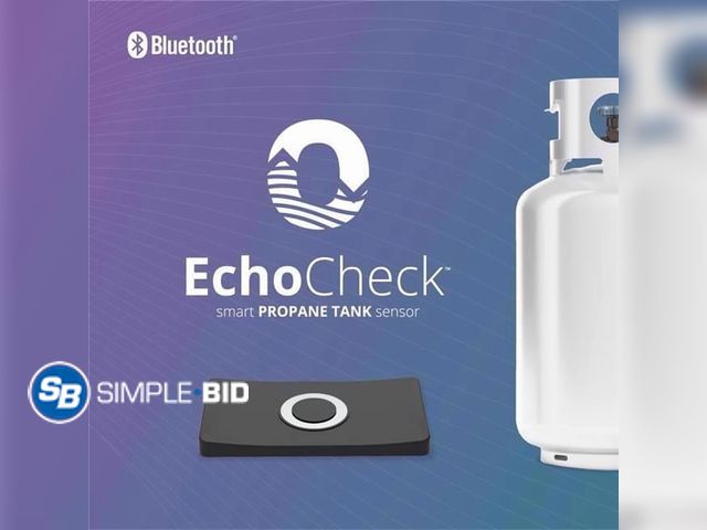 Lot 58-68874 - New Echocheck 4024788 Bluetooth Compatible Propane Tank Sensor, Black