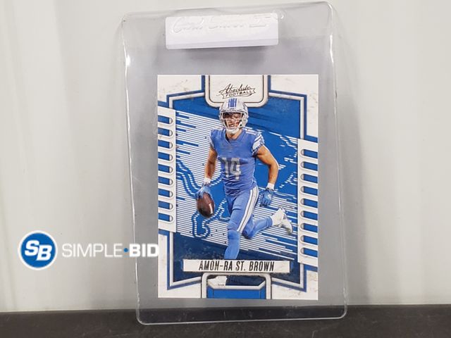 Lot 58-39531 - Detroit Lions Football Card - Amon-Ra St.Brown - 2023 Panini