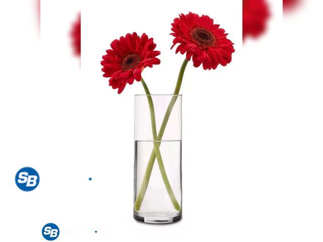 Lot 58-19571 - Libbey Clear Glass 15" Cylinder Floral Vase