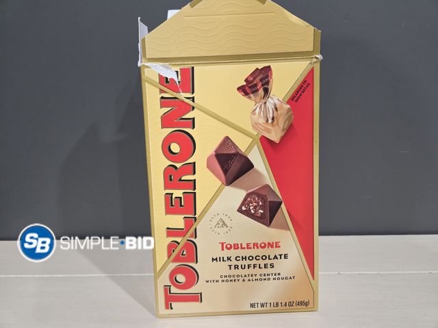 Lot 58-51082 - TOBLERONE! Milk Chocolate Truffles 50 in box individually wrapped