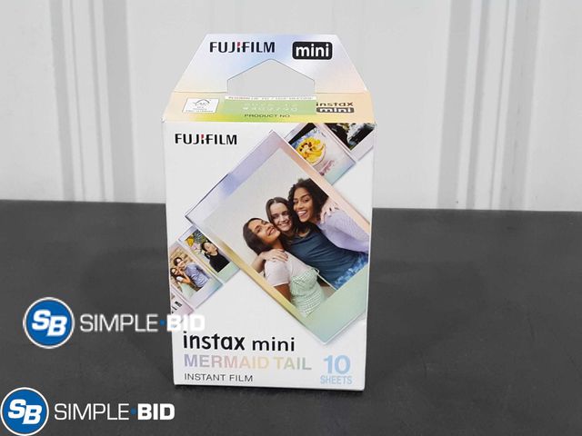 Lot 58-17252 - New Fujifilm Instax Mini Instant Film - Mermaid Tail (10 Exposures)