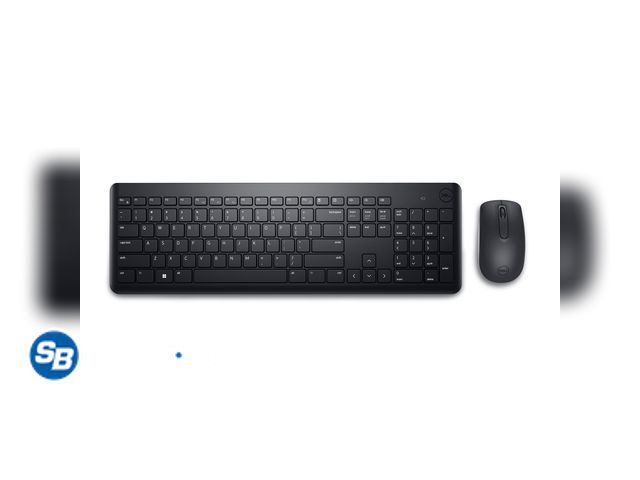 Lot 58-57672 - New Dell KM3322W Wireless Keyboard and Mouse 2.4GHz Hot keys 1000 DPI USB receiver