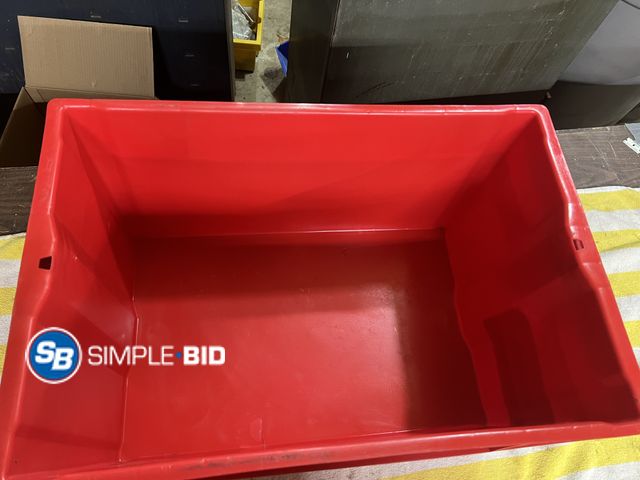 Lot 58-33980 - 1 Red Tote -Approx. 23in by 15 in and 12 in deep