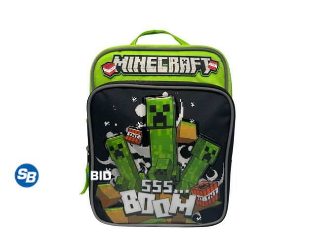 Lot 58-26927 - New Minecraft Booming Reusable Polyester Lunch Kit