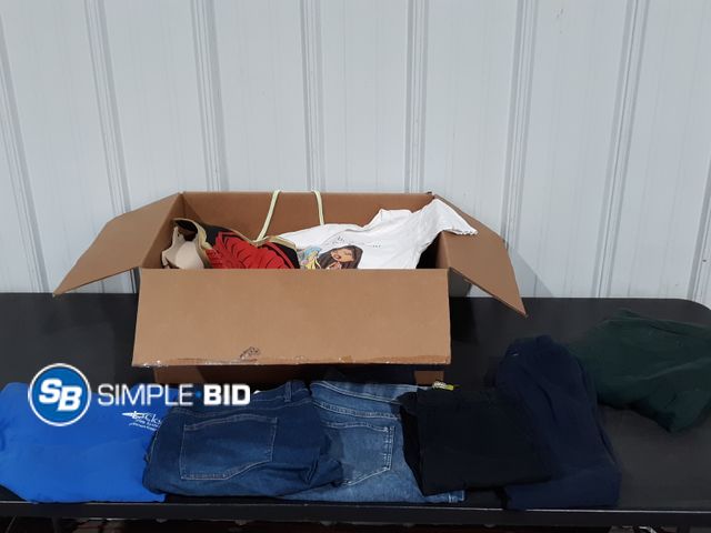 Lot 58-36020 - Box full of Various Men's/Women's Kids Clothing