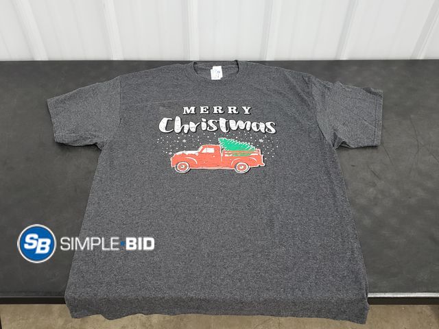 Lot 58-77165 - CHRISTMAS IN JULY! Adult Merry Christmas T-Shirt - SIZE XL - appears unworn