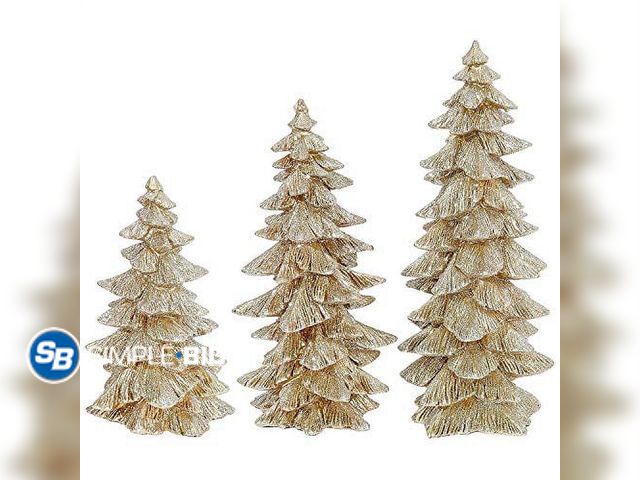 Lot 58-27917 - New Raz Imports Home for The Holidays 9.5" Tree, Set of 3