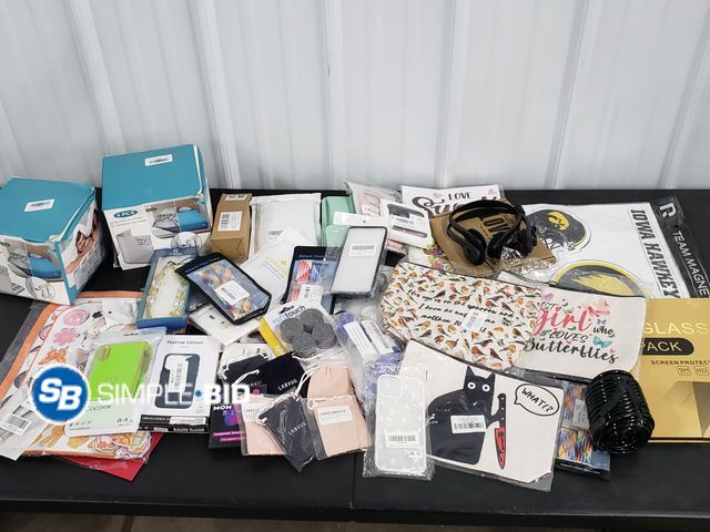 Lot 58-40517 - BOX of small amazon items and more - variety of items - unused