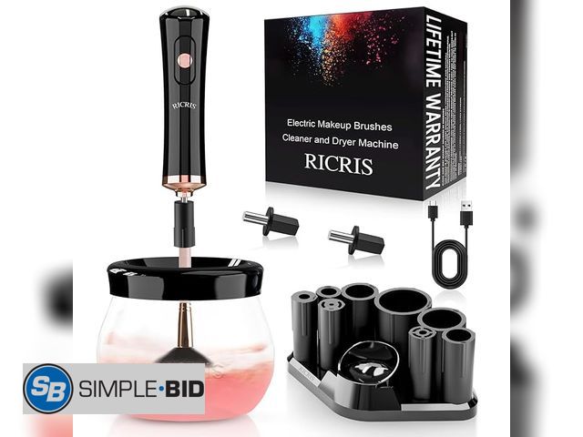 Lot 58-20794 - New Electric Makeup Brush Cleaner and Dryer Machine - Super Fast Clean and Dry Make Up Brushes - Aut...