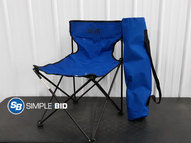Lot 58-37105 - Fold up Camp Chair with bag
