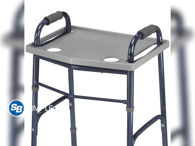 Lot 58-76061 - New DMI Walker Tray with Cup Holders, Fits 16–19 in