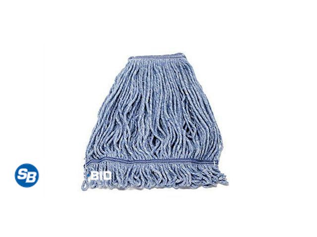 Lot 58-27450 - Lot of (4) New Bison Life Commercial Blend Mop, Universal Headband - Blue