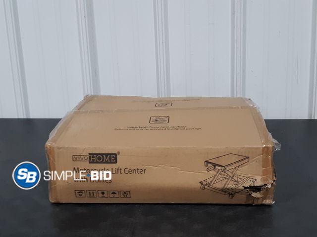 Lot 58-32875 - Motorcycle Lift Center with Dollies - SKU:VH771 - Appears Unused