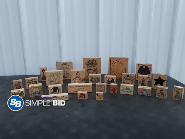 Lot 58-40136 - Bag Full of Misc. Stamps and Stamp Pads - Used