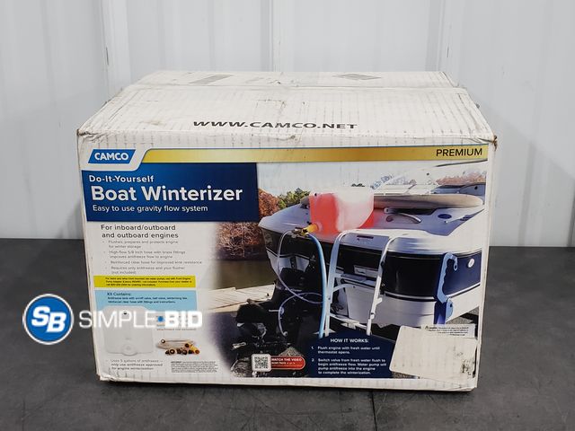 Lot 58-75672 - Comco Boat Winterizer Includes 5 Gallon Tank with Hose and Valves