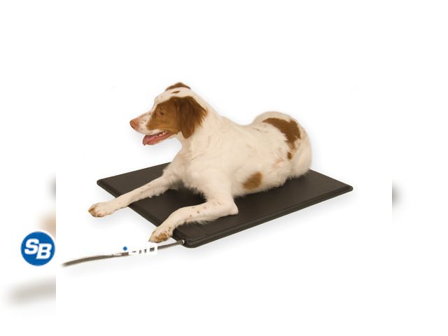 Lot 58-54193 - New K&amp;H Pet Products Original Lectro-Kennel Outdoor Heated Dog Pad with Free Cover Black Medium ...