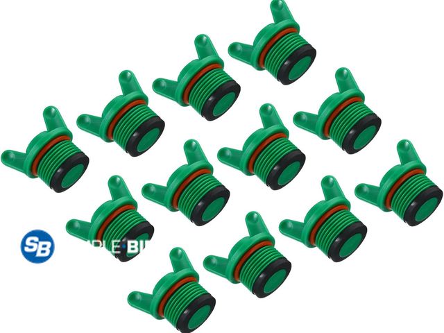 Lot 58-38887 - New PATIKIL 3/4PT PPR Pipe Fitting End Cap, 10 Pack Butterfly Male Threaded Water Tubing Stopper PPR...