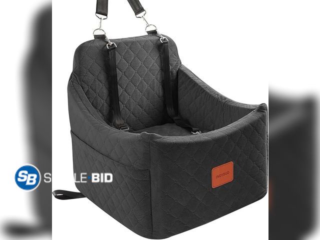 Lot 58-28697 - New Dog Car Seat for Small/Medium Dogs, Memory Foam Dog Booster Seat, Travel Safety Per Car Seat wit...