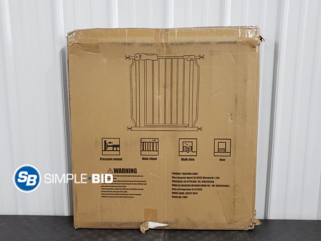 Lot 58-56212 - Walk-Thru Tall Safety Gate White