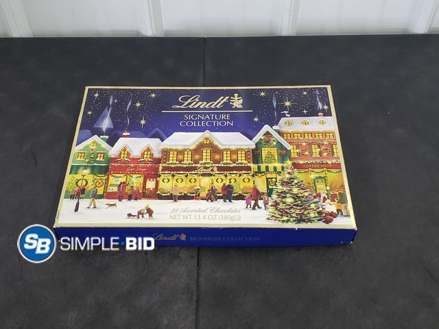 Lot 58-83420 - Lindt Signature Collection - 24 Assorted Chocolates - unopened - expired