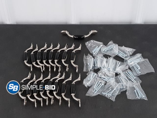 Lot 58-33506 - Lot of (17) New Hickory Hardware 1 Pack Solid Core Kitchen Cabinet Pulls, Luxury Cabinet Handles, Ha...