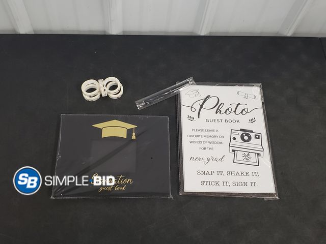 Lot 58-74678 - Graduation Guest Book - No Date, so should be good whenever! Appears Unused