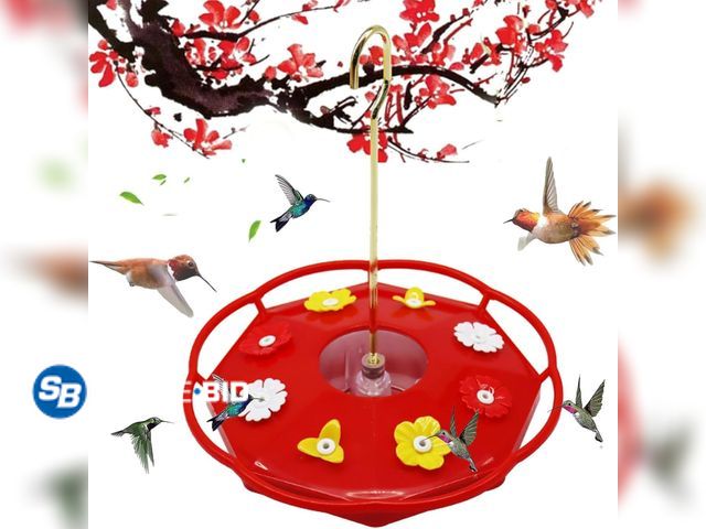 Lot 58-74123 - New  Hummingbird Feeder, Hummingbird Feeders for Outdoors Hanging Ant and Bee Proof, Shirem Hummingb...
