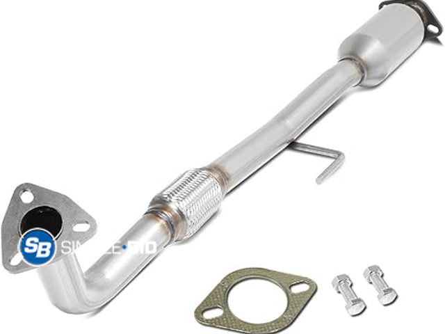 Lot 58-31729 - DNA MOTORING Rear Catalytic Converter Flex Exhaust Pipe Compatible with 1997-2001 Camry Solara 2.2, ...