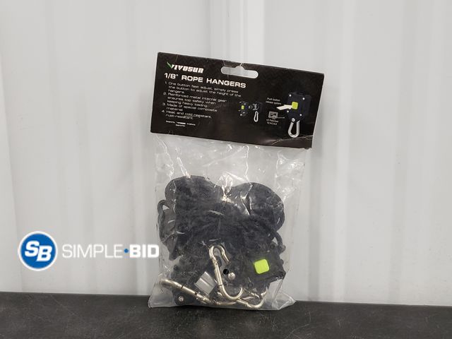 Lot 58-38796 - Rivosun 1/8" Rope Hangers