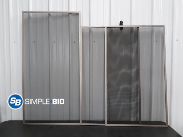Lot 58-74894 - Lot of (3) Window Screens (2) approx. 42" x 25" (1) approx. 48" x 26"