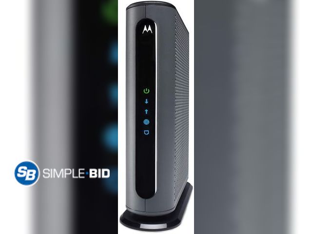 Lot 58-37020 - New Motorola MB8611 DOCSIS 3.1 Multi-Gig Cable Modem | Pairs with Any WiFi Router | Approved for Com...