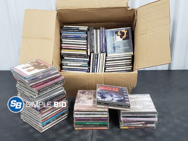 Lot 58-54863 - BOX full of CD's Variety of styles of Genre