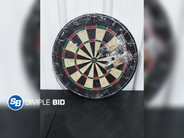 Lot 58-29404 - New Dart Board with darts