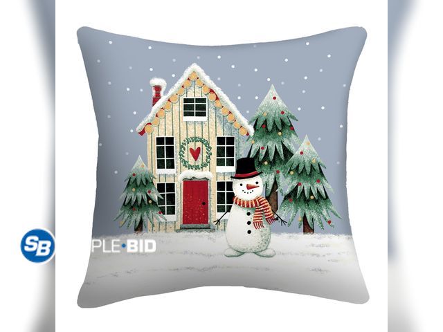 Lot 58-22037 - New Mainstays Reversible Throw pillow 14" x 14"