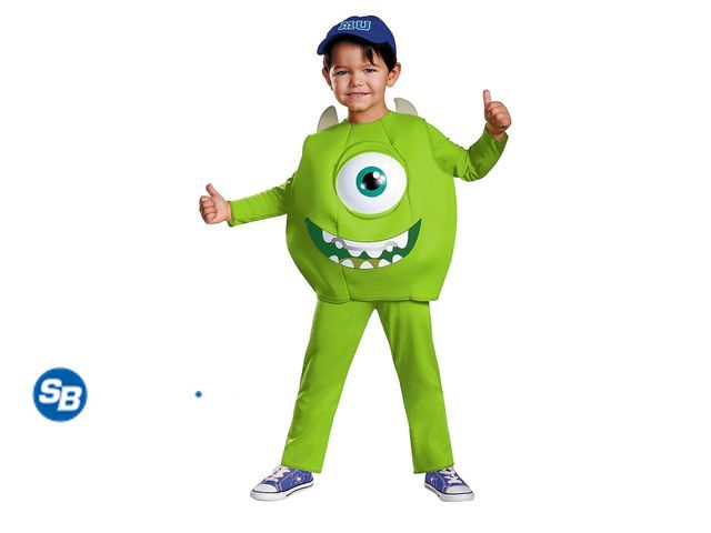 Lot 58-35085 - Disguise Toddler Boys' Monsters University Deluxe Mike Wazowski Costume - Size 3T-4T - appears unwor...