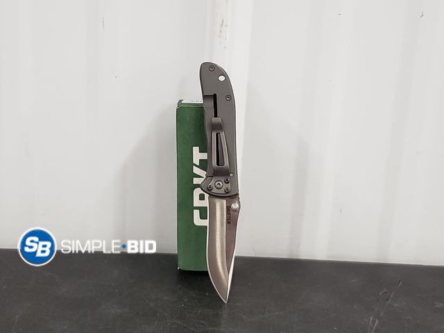 Lot 58-77547 - CRKT Pocket Knife - Diematic Name printed on it - New