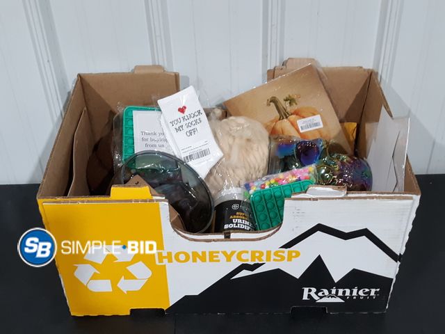 Lot 58-31897 - BOX of Small amazon items - variety of items - unused