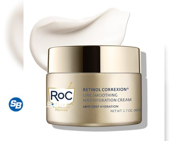 Lot 58-68722 - New RoC Retinol Correxion Max Daily Hydration Anti-Aging Face Moisturizer with Hyaluronic Acid, Oil ...