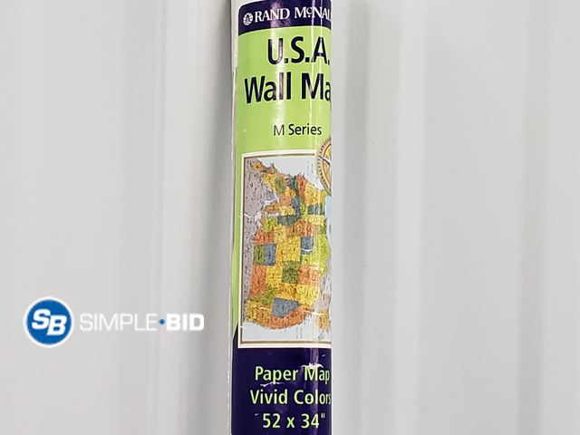 Lot 58-40261 - U.S.A. Wall Map