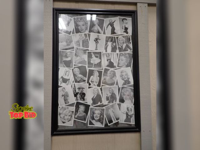 Lot 59-13083 - Framed 24" x 36" Photo Collage Poster of Marilyn Monroe
