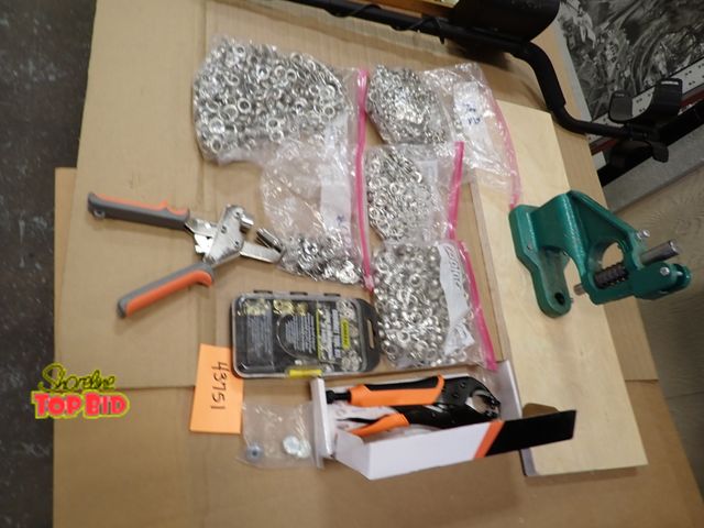 Lot 59-43751 - Grommet Presses with Grommets