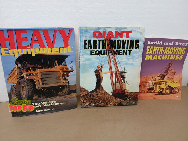 Lot 59-71065 - 3 heavy equipment books 2 Hardcover 1 paperback all good condition