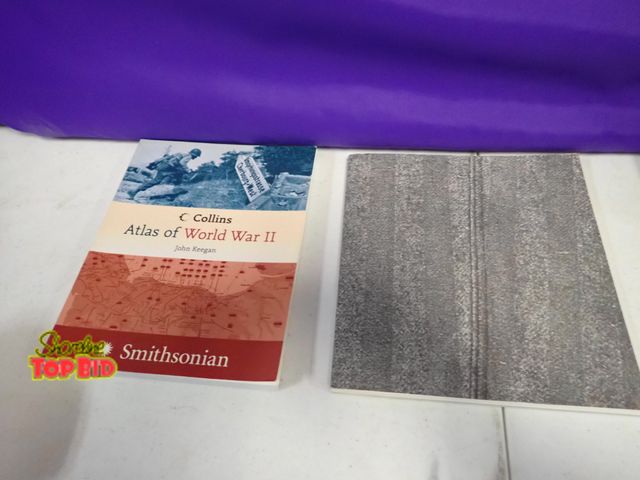 Lot 59-41501 - Collins Atlas of World War II and book of concentration camp Dachau 1933-1945