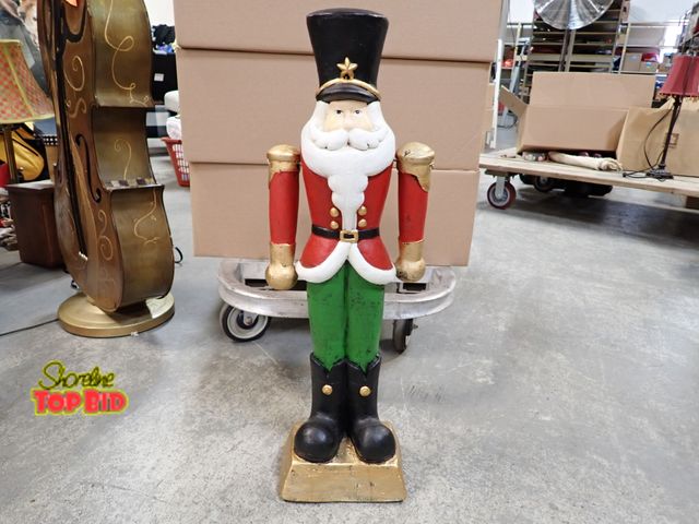 Lot 59-43214 - Ceramic Nutcracker Statue 27" Tall